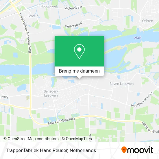 Trappenfabriek Hans Reuser kaart