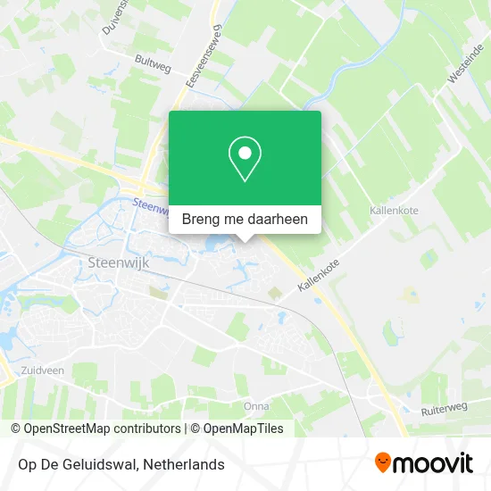 Op De Geluidswal kaart