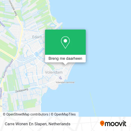 Carre Wonen En Slapen kaart