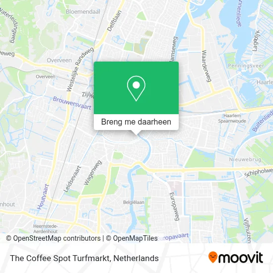 The Coffee Spot Turfmarkt kaart