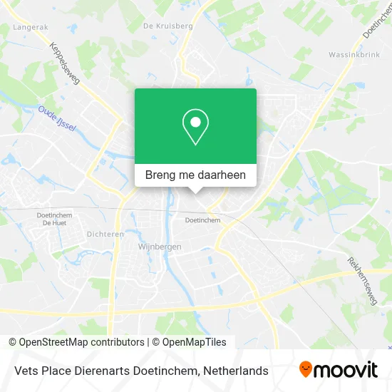Vets Place Dierenarts Doetinchem kaart