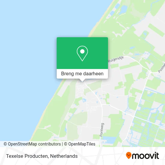 Texelse Producten kaart