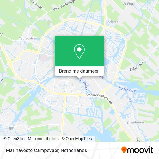 Marinaveste Campevaer kaart