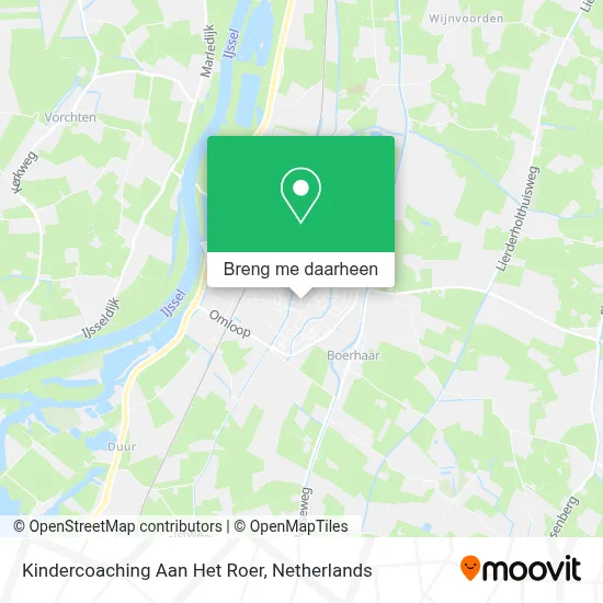 Kindercoaching Aan Het Roer kaart