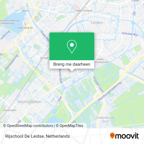 Rijschool De Leidse kaart