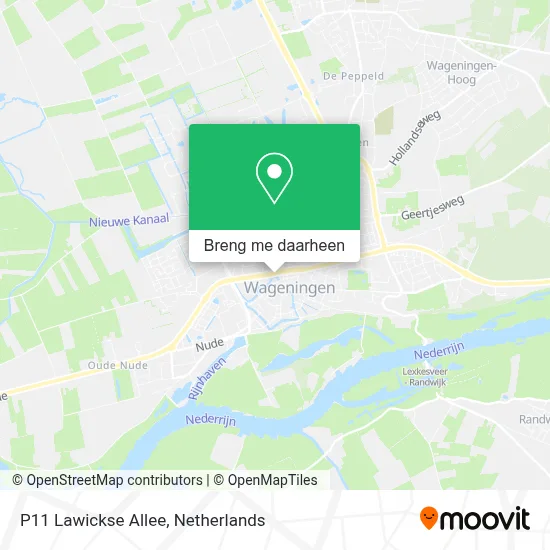 P11 Lawickse Allee kaart