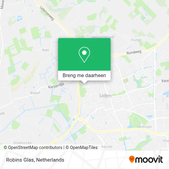 Robins Glas kaart