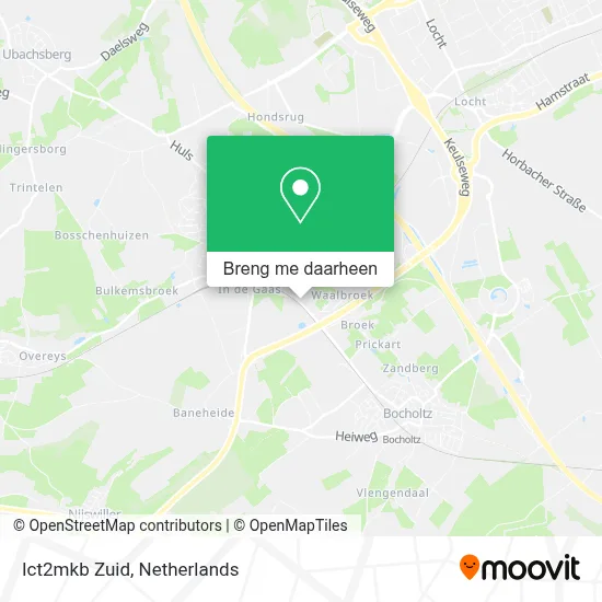 Ict2mkb Zuid kaart