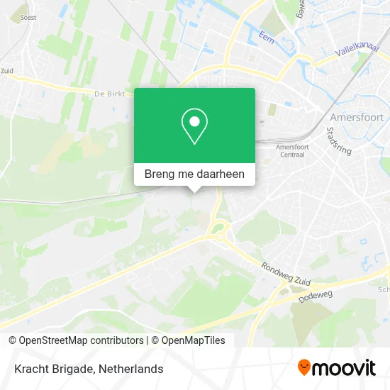 Kracht Brigade kaart