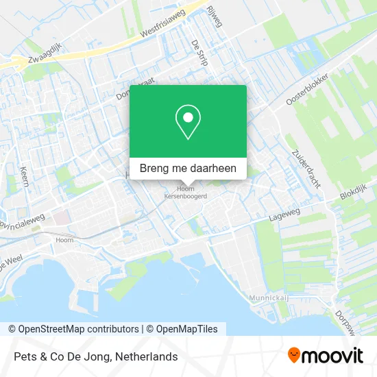 Pets & Co De Jong kaart