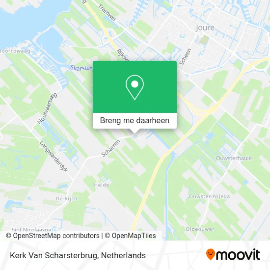 Kerk Van Scharsterbrug kaart
