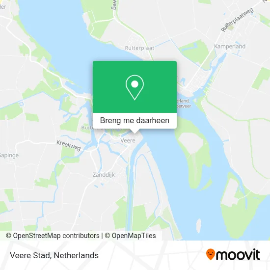 Veere Stad kaart