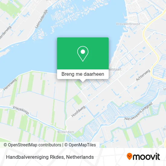 Handbalvereniging Rkdes kaart