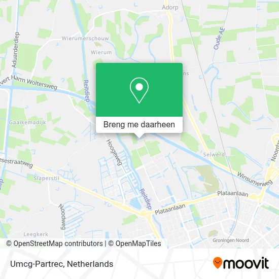 Umcg-Partrec kaart