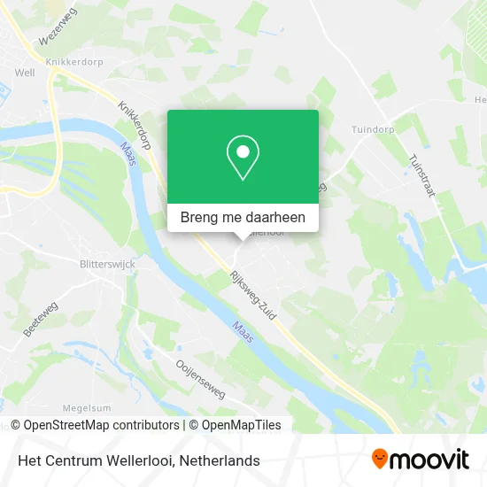 Het Centrum Wellerlooi kaart
