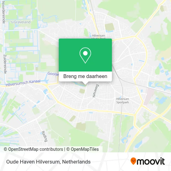 Oude Haven Hilversum kaart