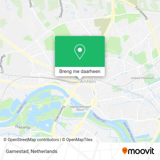 Gamestad kaart