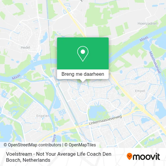 Voelstream - Not Your Average Life Coach Den Bosch kaart