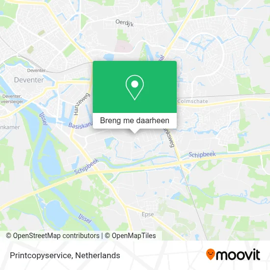 Printcopyservice kaart