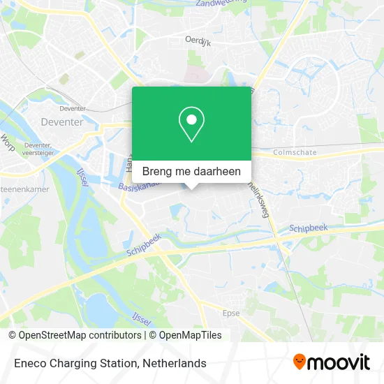 Eneco Charging Station kaart