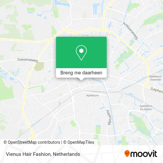 Vienus Hair Fashion kaart