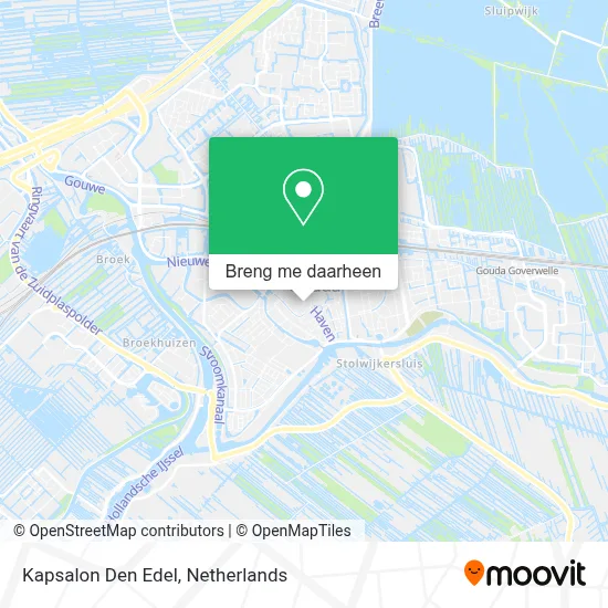 Kapsalon Den Edel kaart