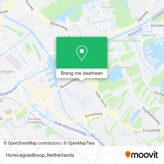 Horecagoedkoop kaart