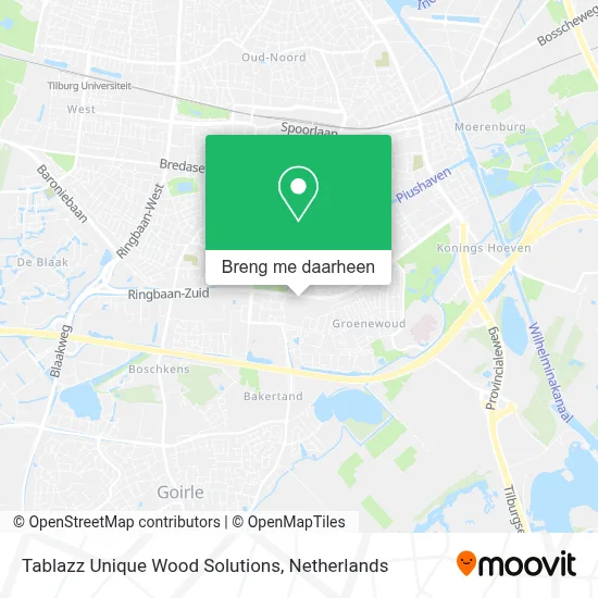 Tablazz Unique Wood Solutions kaart
