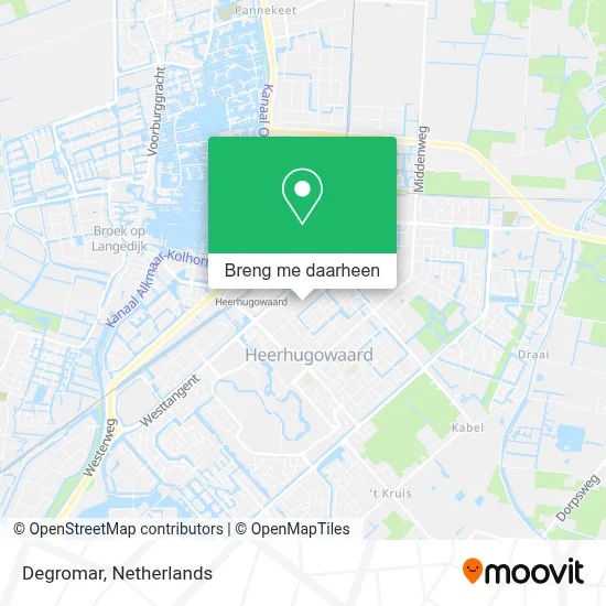 Degromar kaart