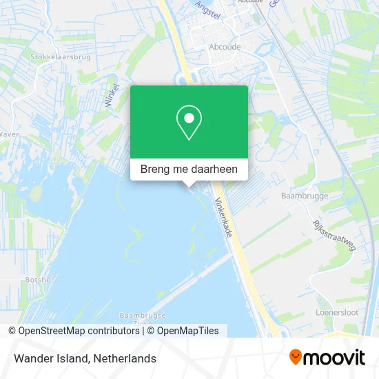 Wander Island kaart