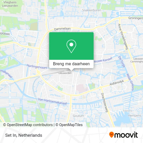 Set In kaart