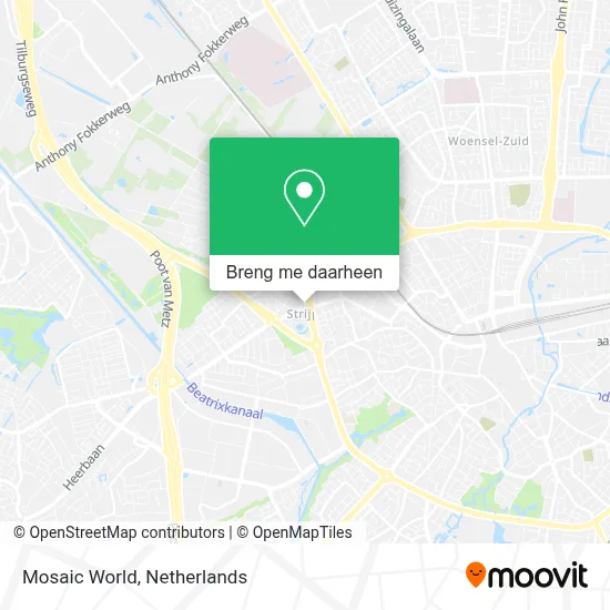 Mosaic World kaart