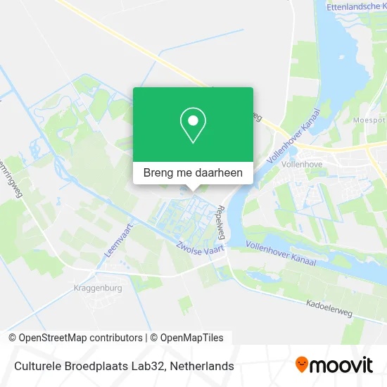 Culturele Broedplaats Lab32 kaart