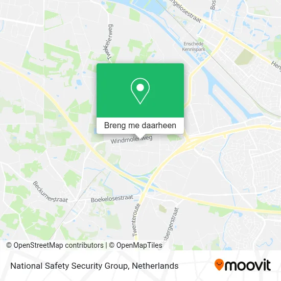 National Safety Security Group kaart