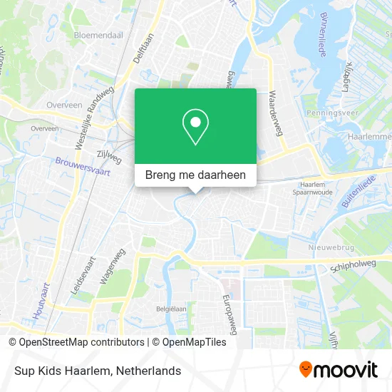 Sup Kids Haarlem kaart