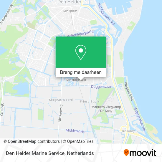 Den Helder Marine Service kaart