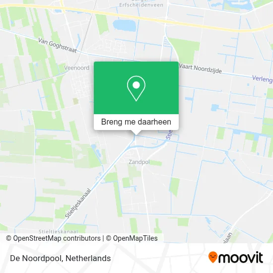 De Noordpool kaart