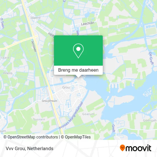Vvv Grou kaart