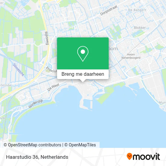 Haarstudio 36 kaart