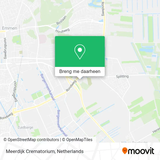 Meerdijk Crematorium kaart
