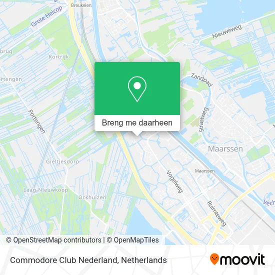 Commodore Club Nederland kaart