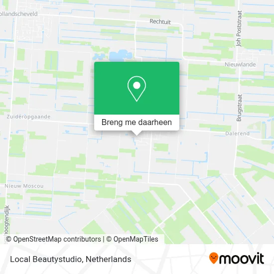 Local Beautystudio kaart