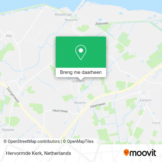 Hervormde Kerk kaart