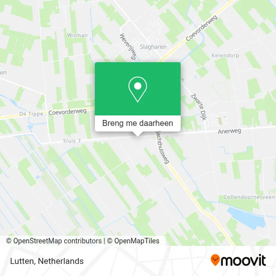 Lutten kaart
