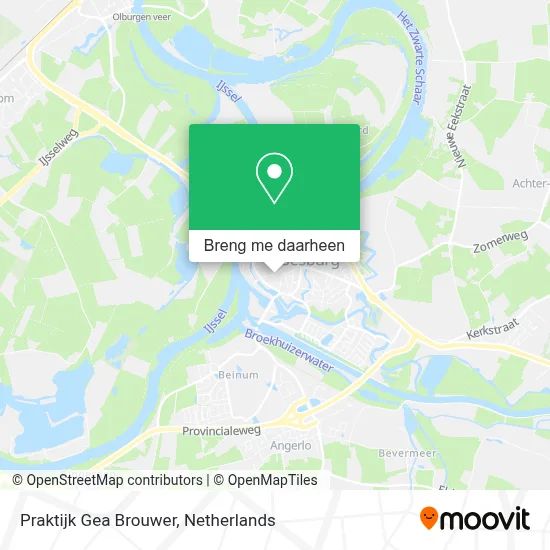 Praktijk Gea Brouwer kaart