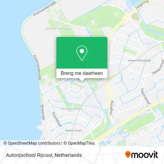 Autorijschool Rijcool kaart