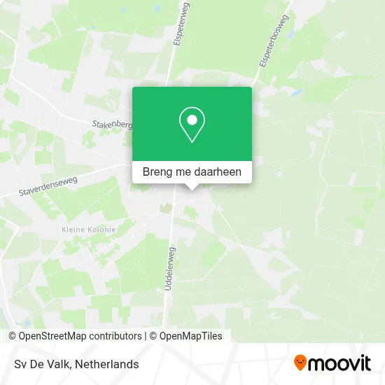 Sv De Valk kaart
