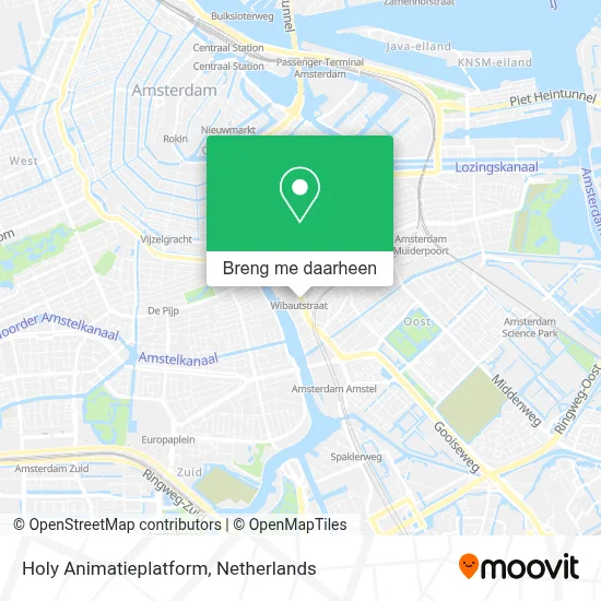 Holy Animatieplatform kaart