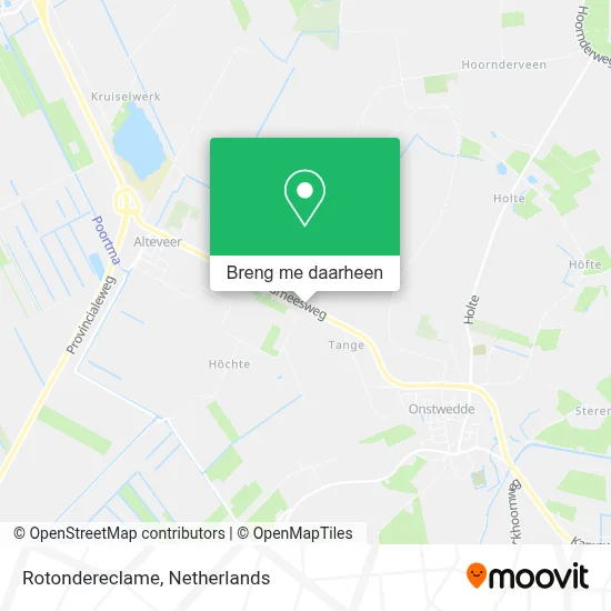 Rotondereclame kaart