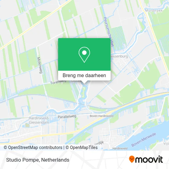 Studio Pompe kaart